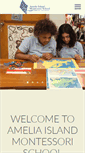 Mobile Screenshot of ameliaislandmontessori.com